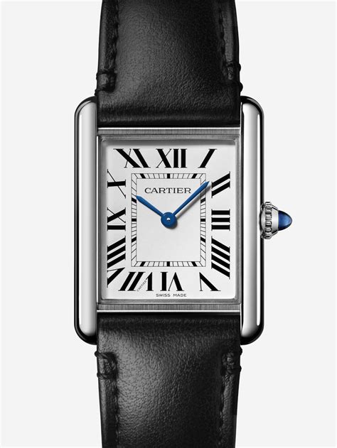 cartier tank must bracelet|cartier ladies large tank watch.